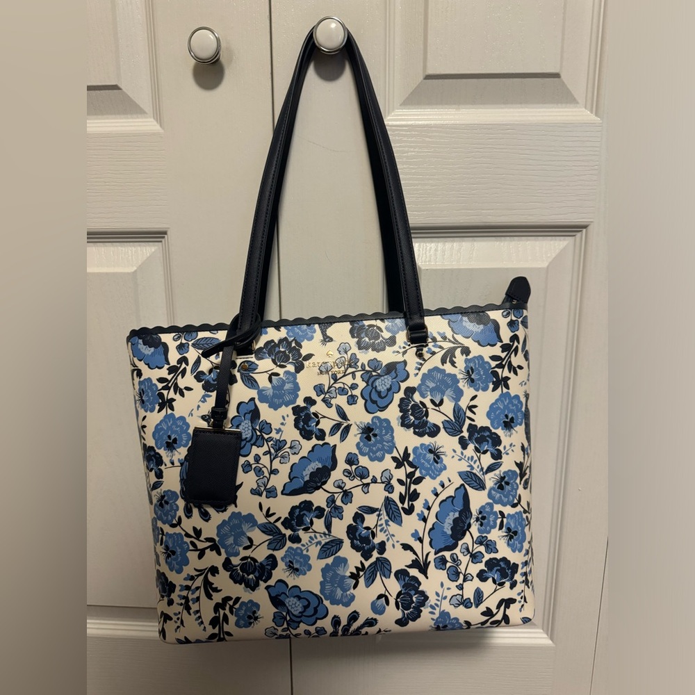 💙KATE SPADE PEACOCK FLORAL TOTE💙